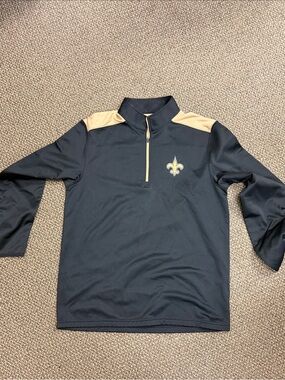 NFL Team Apparel Black Jacket with Gold‎ Lining